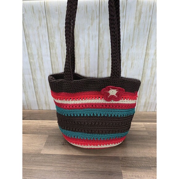 The Sak Boho Shoulder Bag with Flower Pin Hippie - Picture 1 of 7